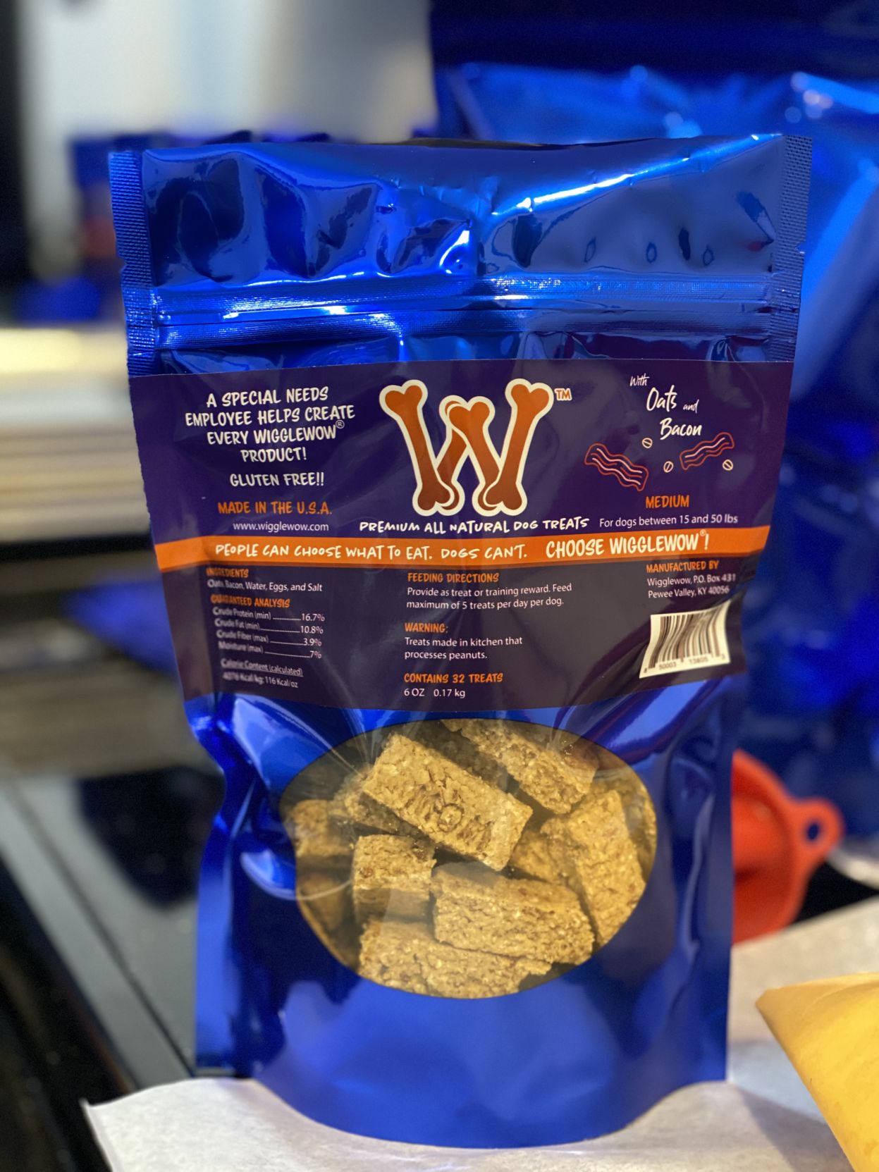 Wigglewow makes homemade dog treats